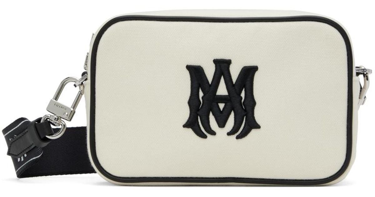 Amiri Off- Ma Canvas Camera Case Bag in Black for Men | Lyst