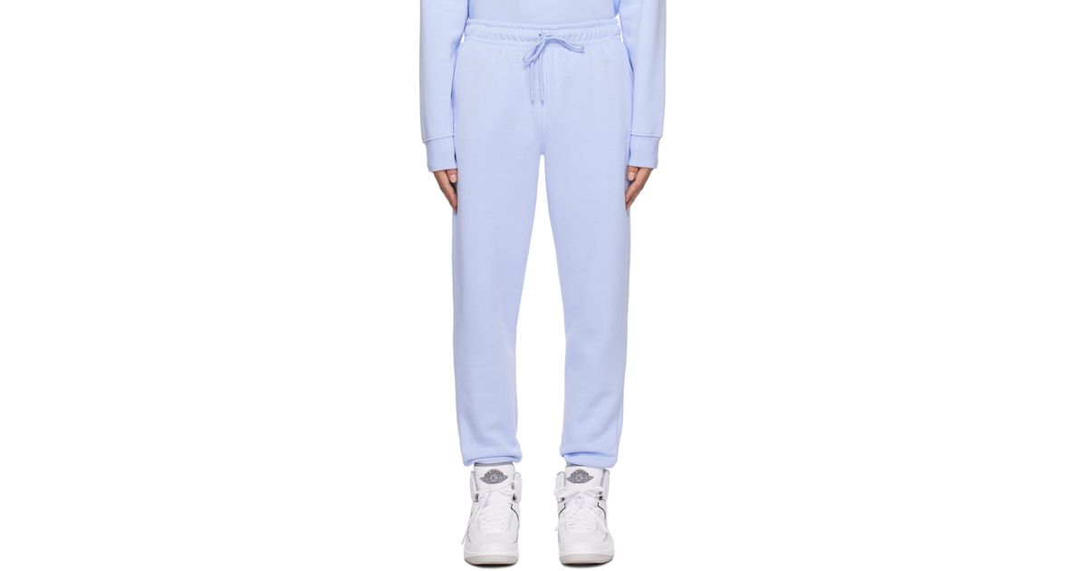 Nike Blue Jordan Essentials Sweatpants in White for Men