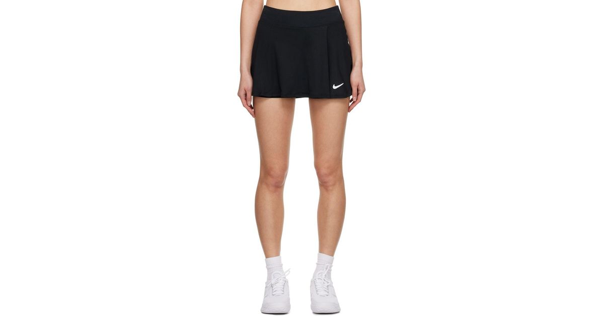 Nike Black Court Dri-fit Victory Skirt | Lyst
