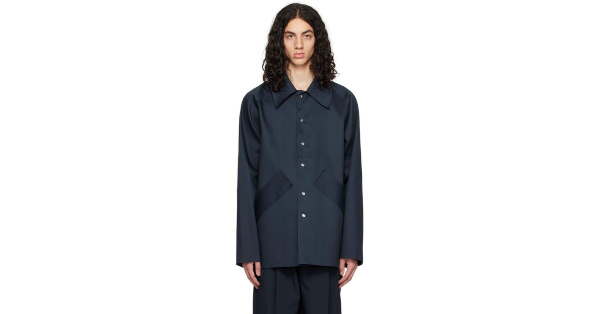 Camiel Fortgens Coach Jacket in Blue for Men | Lyst Canada