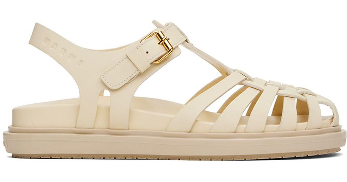 marni sandals white