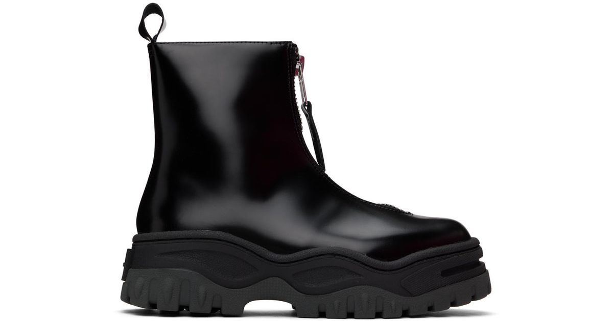 箱付き Eytys Raven エイティース 26cm 厚底 ジップ ブーツ Eytys