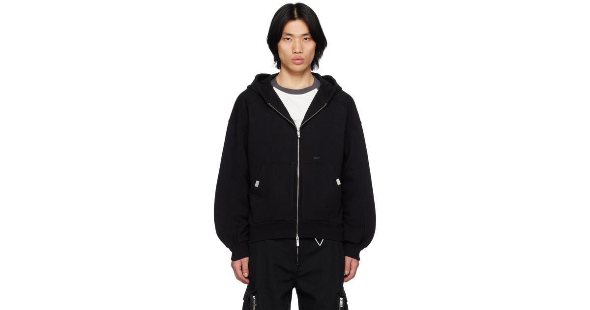 C2H4 Profile Zipper Hoodie in Black for Men Lyst Canada