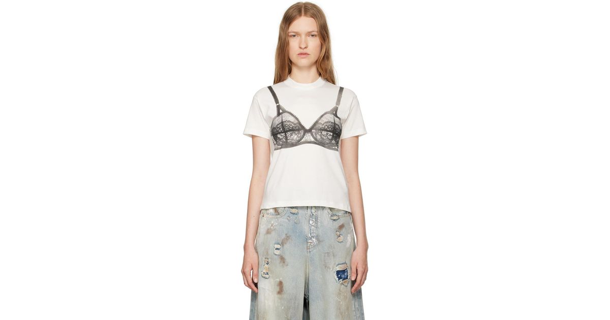 VAQUERA Bra T-Shirt in Black | Lyst