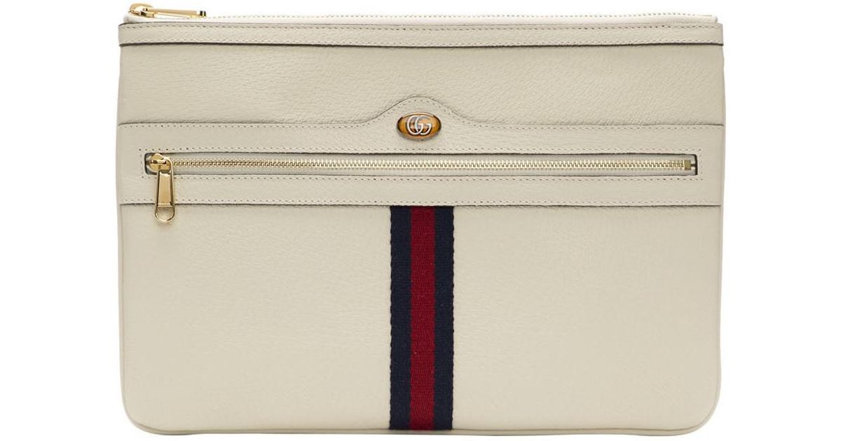 gucci white pouch