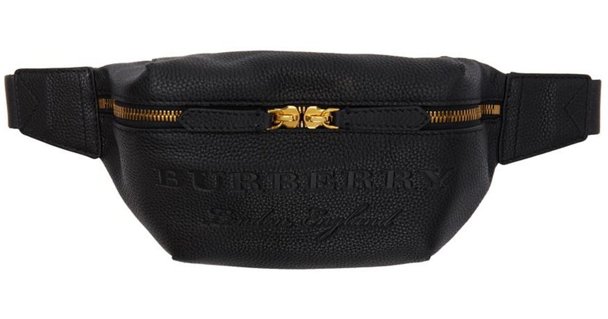 burberry fanny pack black