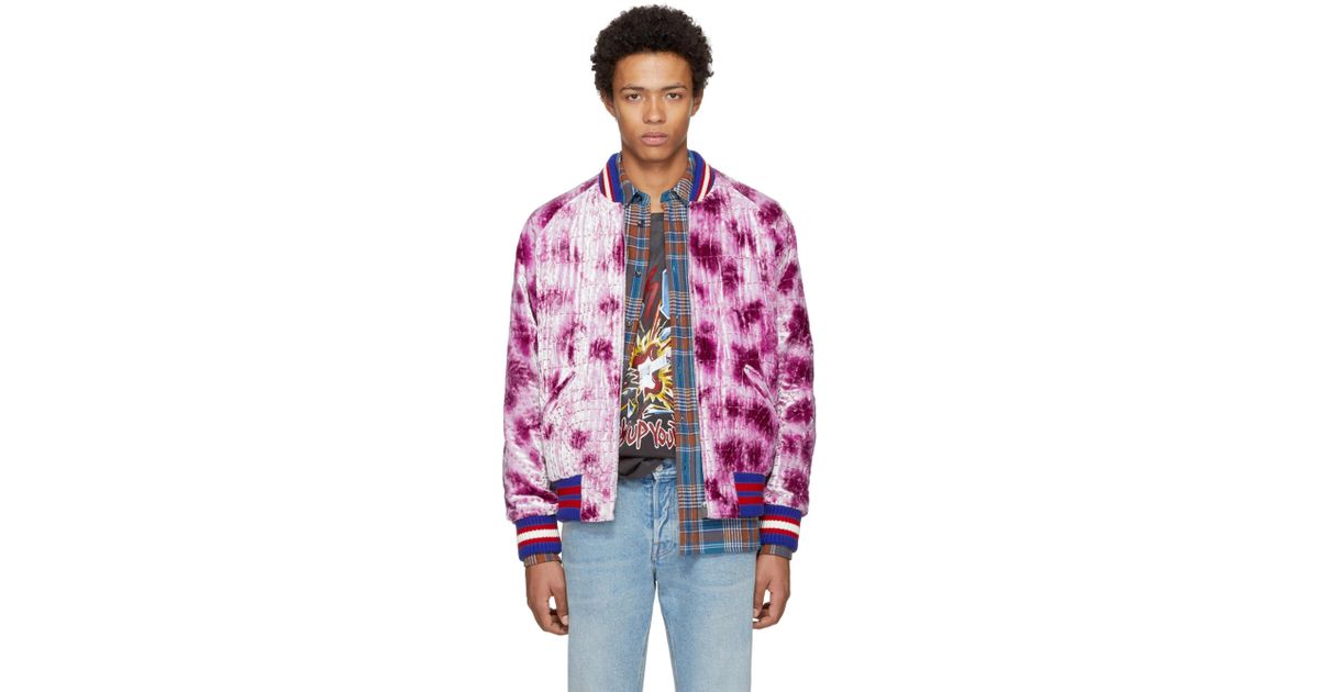pink gucci bomber jacket