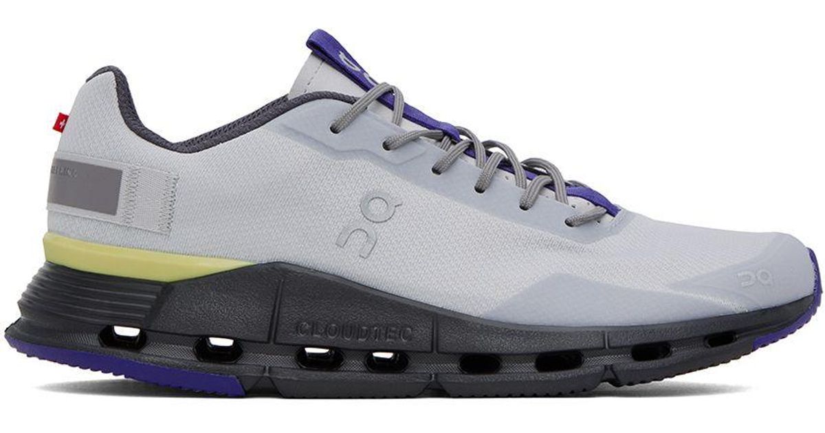 On Gray Cloudnova Form Sneakers in Black for Men Lyst