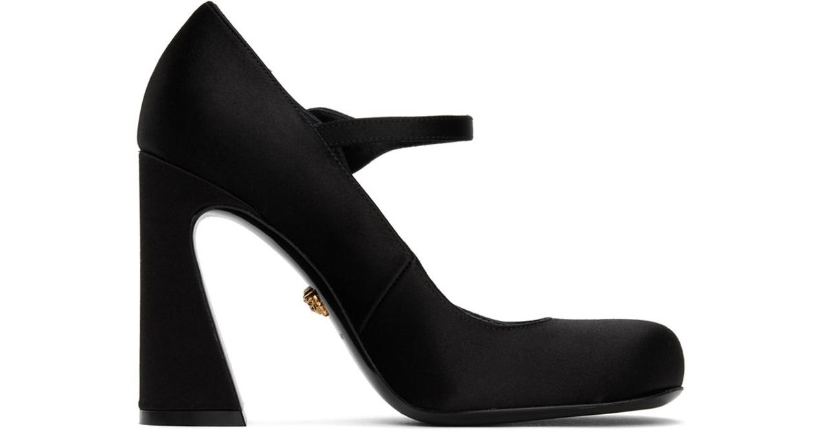 Chaussures charles ix à méduse Versace en coloris Noir | Lyst