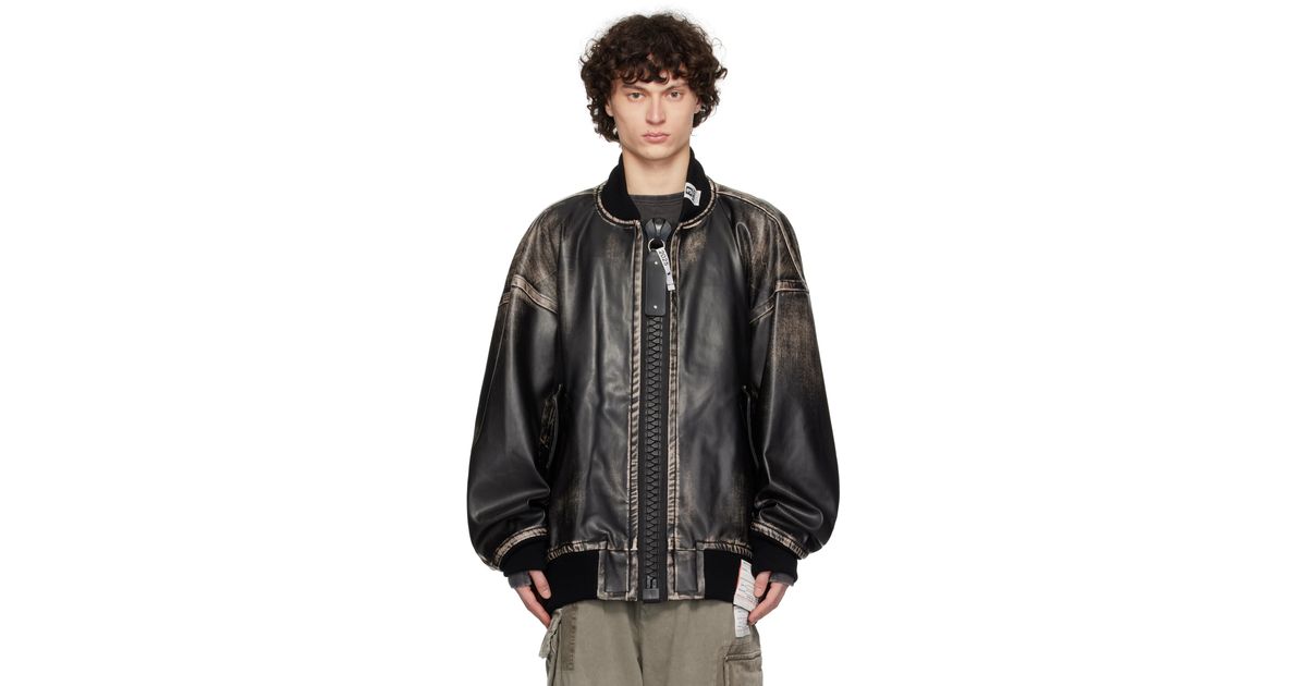 メンズ Maison Mihara Yasuhiro ブラック Amateur Sewn Like Big Zip