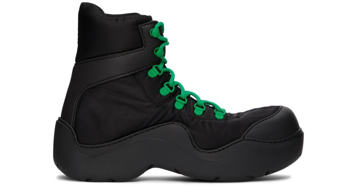 bottega boots green bottom