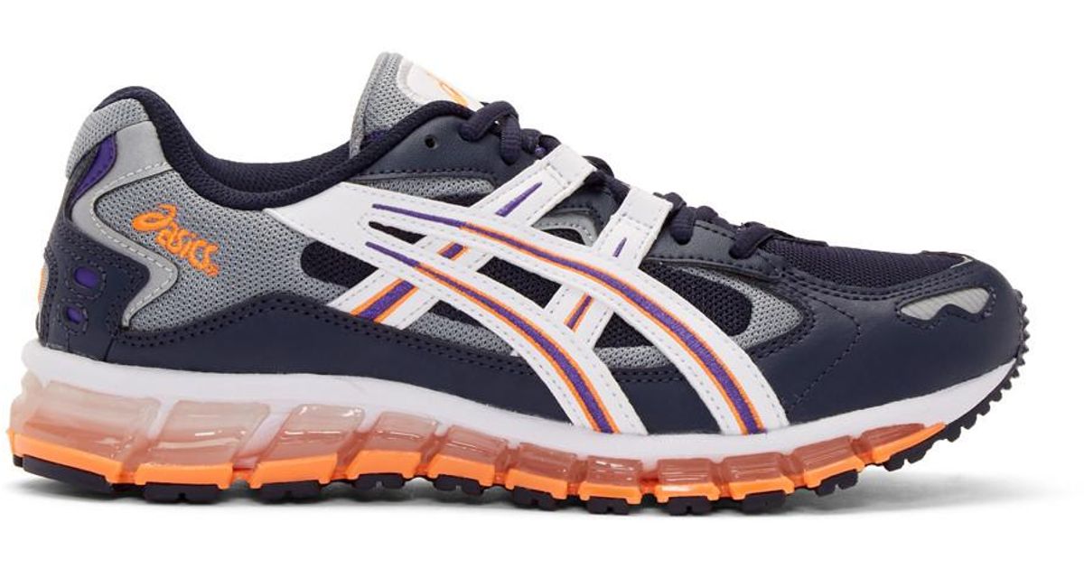 asics navy blue running shoes