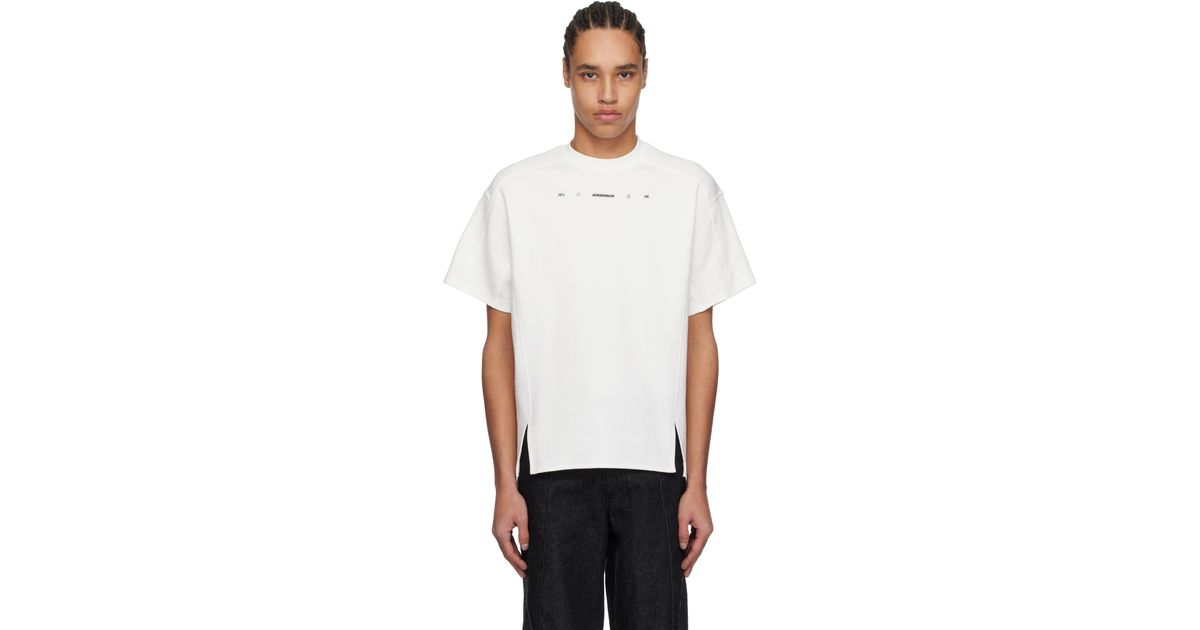 ADERERROR Edca Product. 52 Off white Tシャツ 21f5f4d7-93d4-3c10-8943-