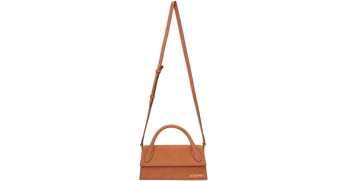 brown suede le chiquito clutch