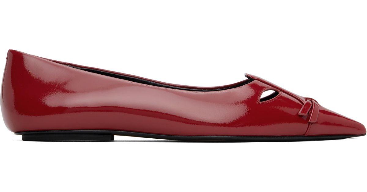 Marc Jacobs 'The Kat' Ballerina Flats in Black | Lyst Canada