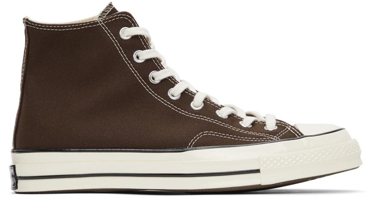 Converse Canvas Chuck 70 High Sneakers in Brown | Lyst Canada