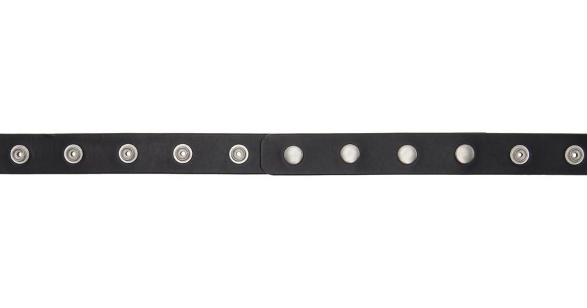 Rick Owens Porterville Snap Belt in Black for Men | Lyst Rick Owens Porterville Snap Belt in Black for Men | Lyst