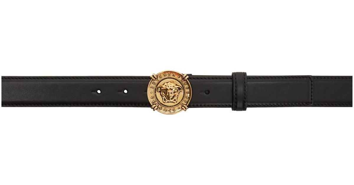 versace medallion belt