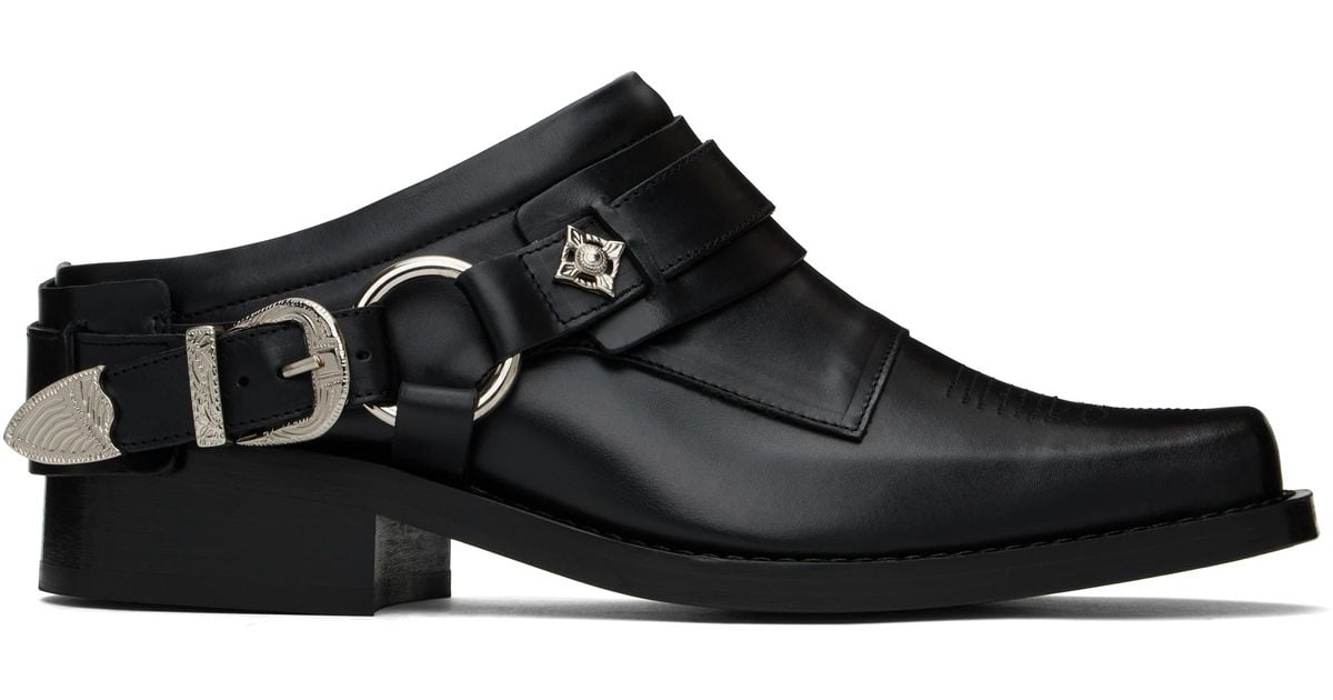 Toga Virilis Western Mules in Black for Men | Lyst