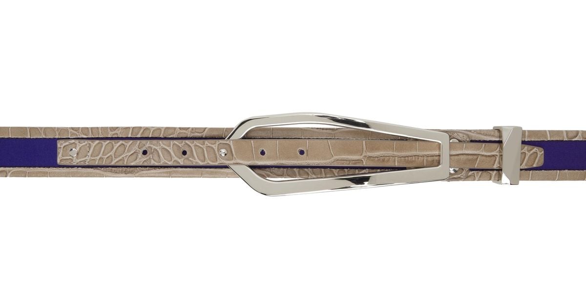 小物 KIKO KOSTADINOV ALEC BELT Kiko Kostadinov Alec Belt - Navy Blue/Green Khaki | Garmentory