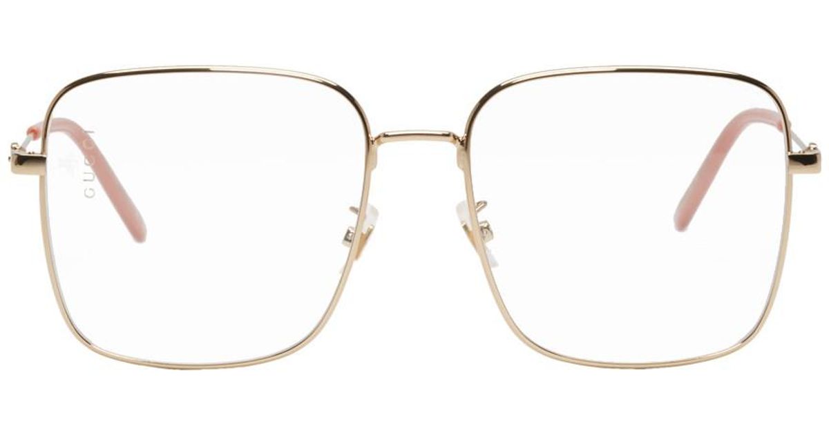 square oversized glasses