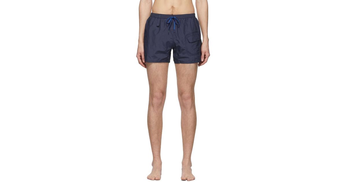 Jacquemus Synthetic Navy Le Maillot Gadjo Swim Shorts in Blue for Men ...
