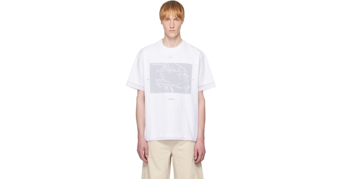 【関税込み】HELIOT EMIL ホワイト Pellucid Tシャツ 関税込み】HELIOT EMIL ホワイト Pellucid Tシャツ HELIOT EMIL