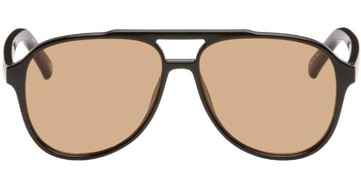 Le Specs Black Tragic Magic Sunglasses Lyst