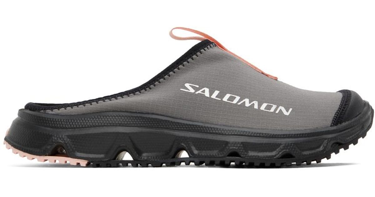 Salomon Gray & Green Rx 3.0 Slides in Black | Lyst Canada