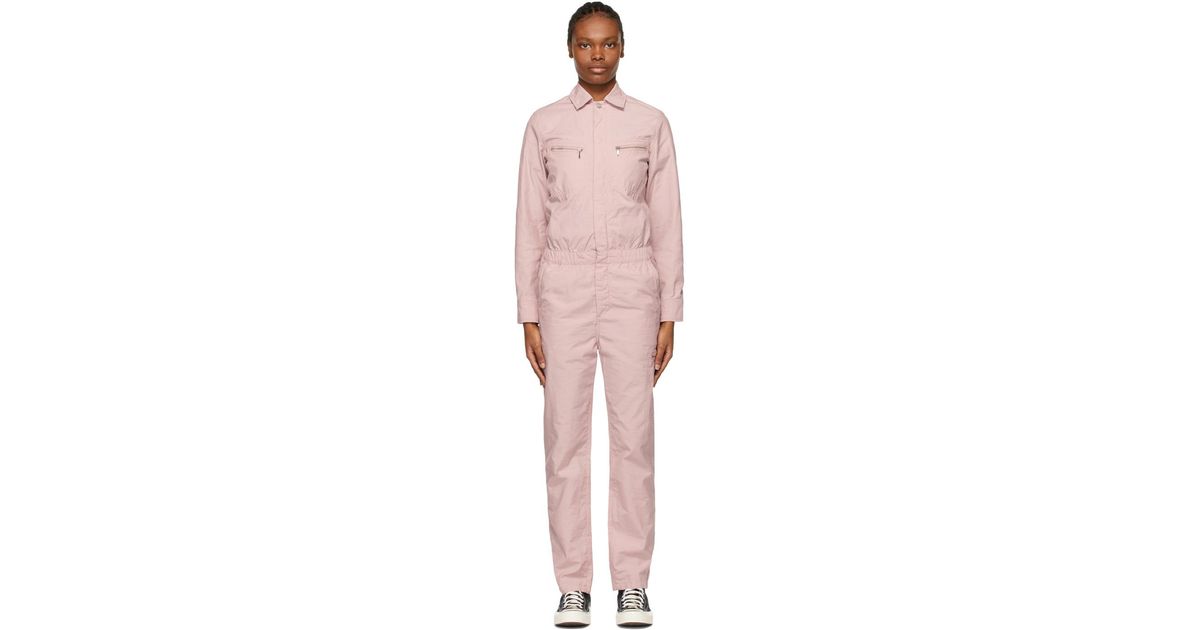 Carhartt WIP Boiler Jumpsuit in Pink | Lyst