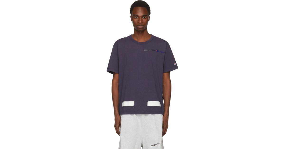 Off-White c/o Virgil Abloh Cotton Navy 