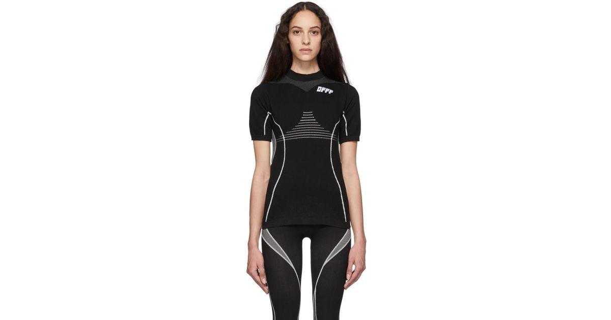 off white athletic shirt