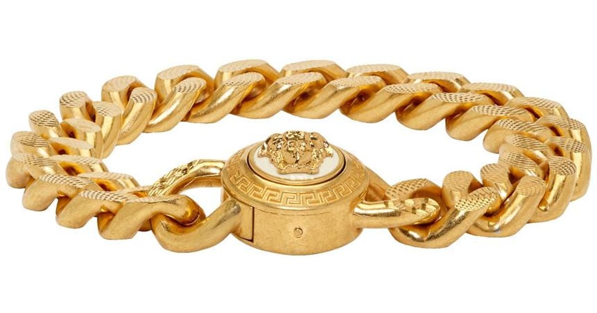 resin medusa chain bracelet