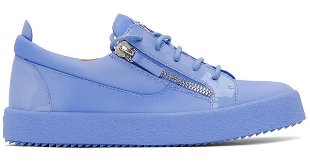 blue suede giuseppe zanotti