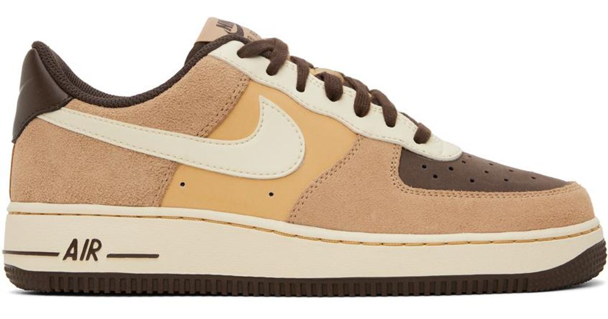 Nike air force cheap 1 brown and black
