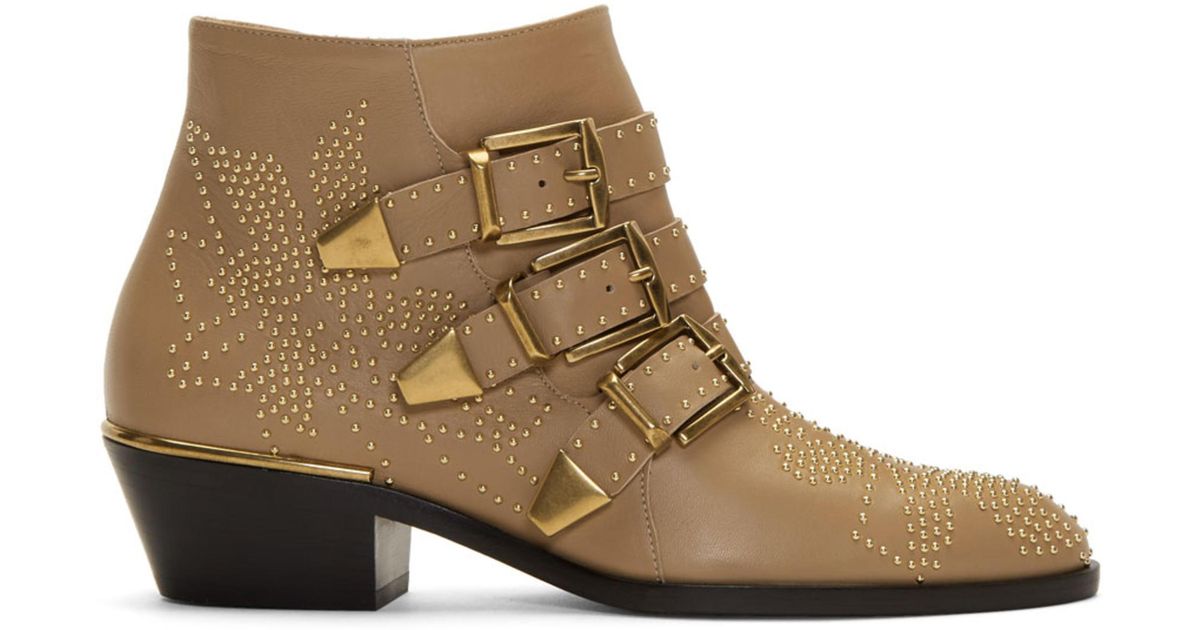 chloe susanna boots beige