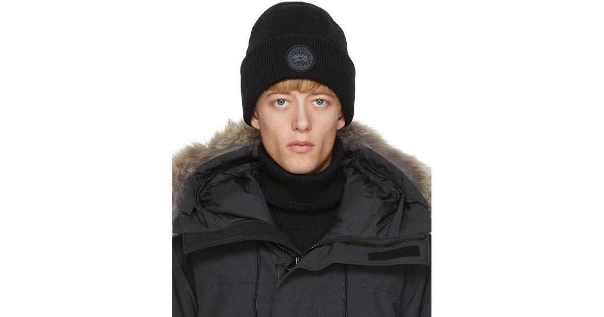 Black Label Thermal Beanie for Men 