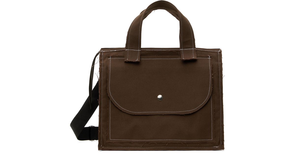 Camiel Fortgens Envelope Shopper Bag in Brown for Men | Lyst