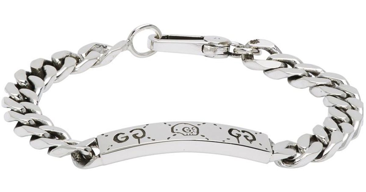 Gucci 'ghost' Bracelet in Silver (Metallic) Lyst
