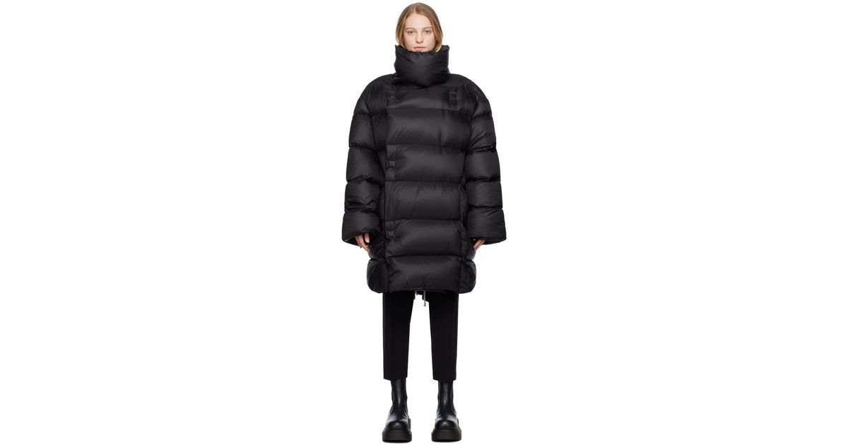Rick Owens Black Jumbo Drella Down Jacket | Lyst UK