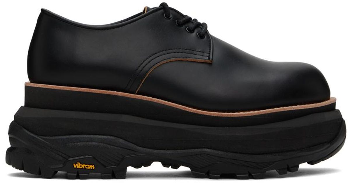 sacai プラットフォームダービーシューズ
