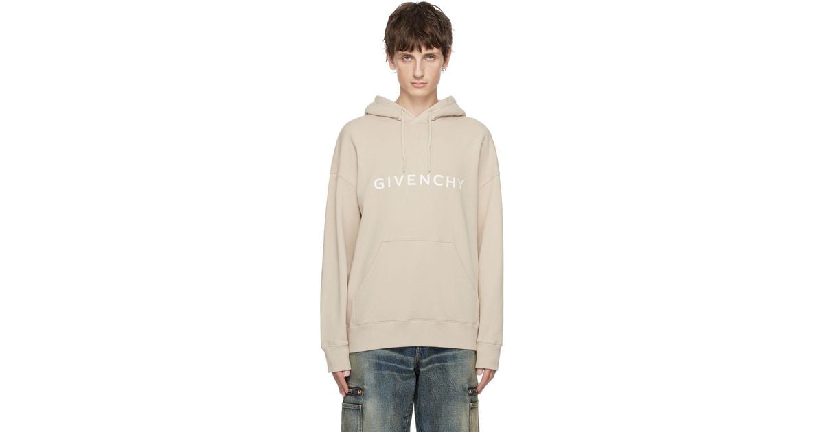 Givenchy Beige Archetype Hoodie