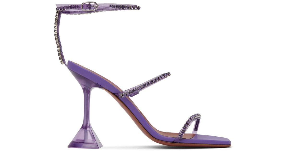 Glass heel sandals online