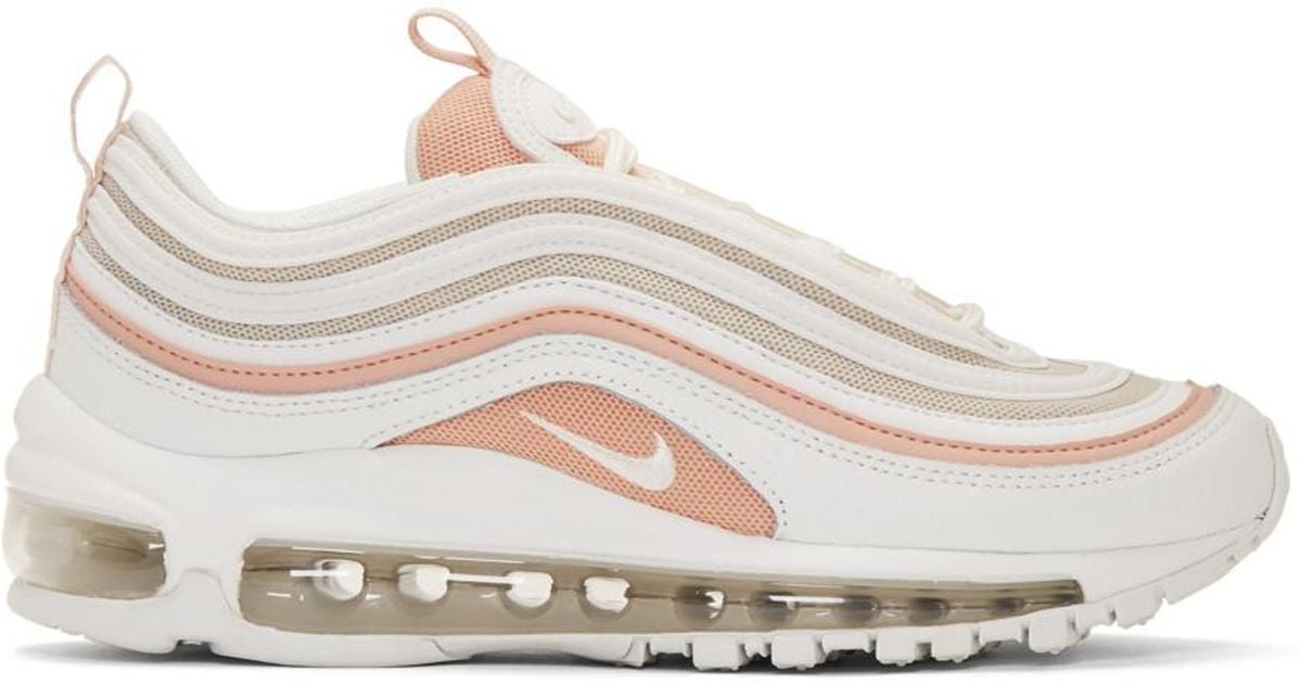 air max 97 coral and white