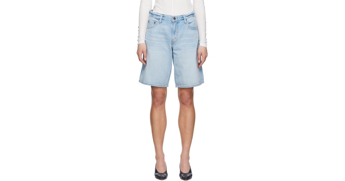 カジュアル♪【Levi's】ブルー Baggy Dad デニムショートパンツ Levi's ブルー Baggy Dad デニムショートパンツ ブルー | Lyst