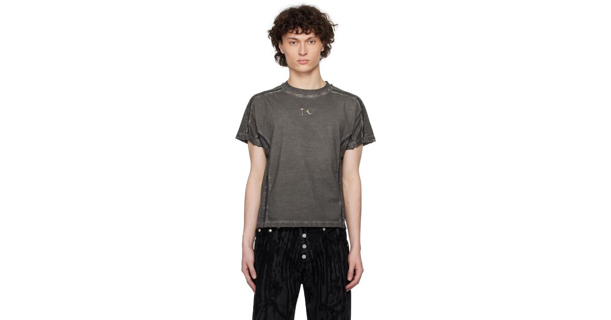 【関税込み】Thug Club グレー Battle Turtle Mesh Tシャツ THUG CLUB - Battle Turtle Mesh T-Shirt | HBX - Globally