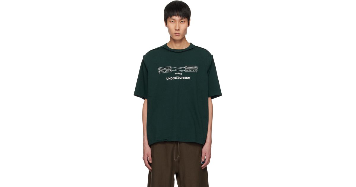 メンズ Undercover グリーン Up1E4808 Tシャツ グリーン | Lyst