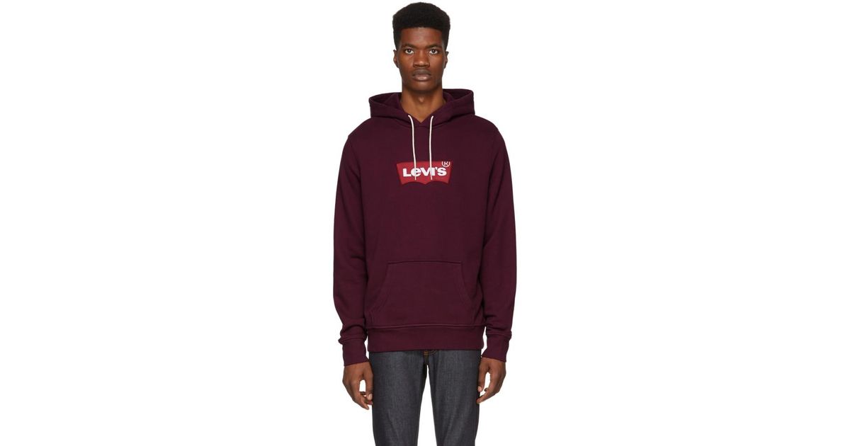 Levi's Cotton Modern Hm Hoodie Blue in 