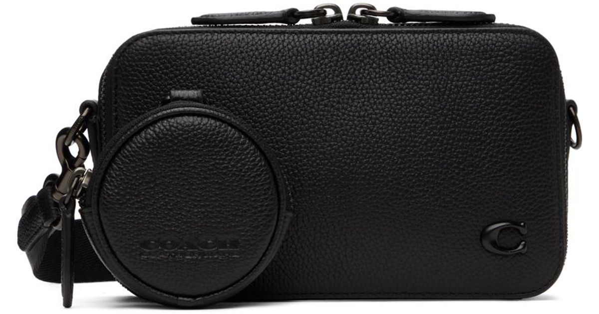 COACH Black Charter Slim Crossbody Bag for Men Lyst UK