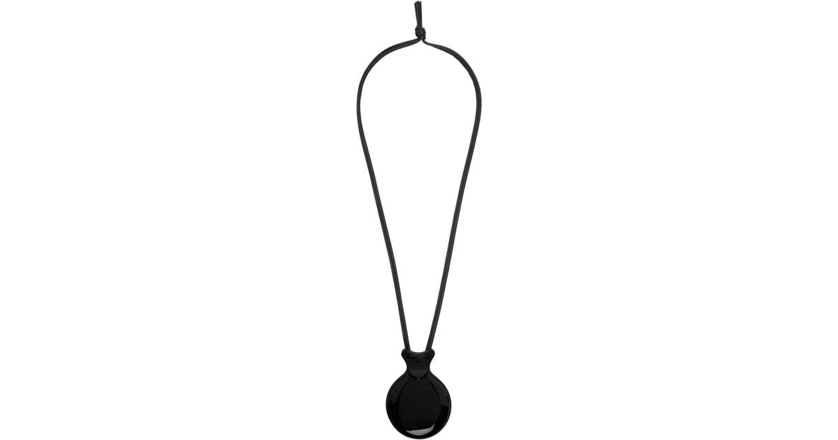 Lemaire Castanet Necklace in Black | Lyst